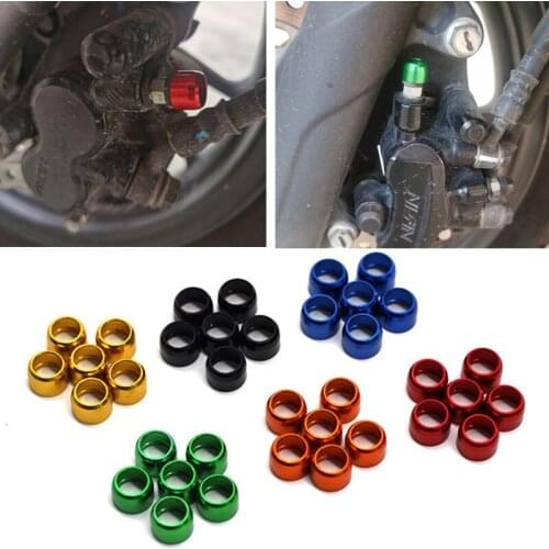 CNC Aluminum Brake Caliper Screw Decorative Protector Cover Motorcycle Accessories For Kawasaki Z125 Z300 Z400 Z650 Z800 z125