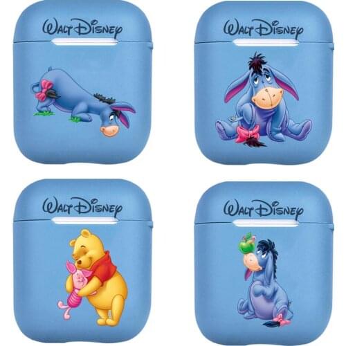 Favorite Disney Winnie Bear Donkey TiggerPattern Case for Airpods Pro 1/2 Cover Protective Earphone Cases Headphones Funda Prote