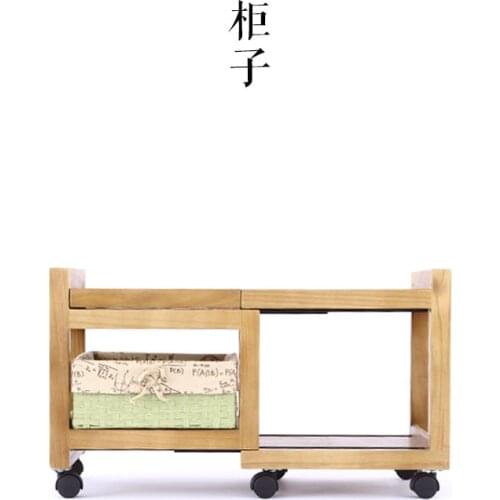 Mingei Japanese home wood cabinet with drawers Drawers lockers modern minimalist bedroom wooden pulley Drawers