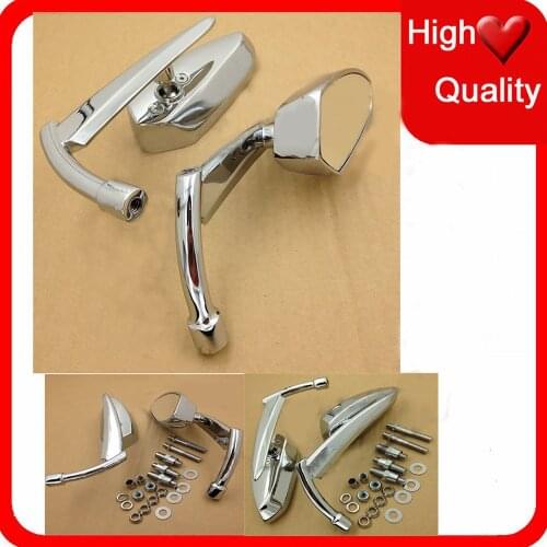 Motorcycle Racing Rearview Mirror chrome Spear Blade rearview mirrors for Suzuli Intruder Volusia Boulevard