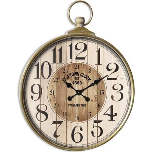 Wall Clock Old Town Metal (5,5 x 85 x 67 cm)