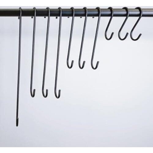 2style Wall hook clothing store hook hanging clothes hook hanger display rack wall hanging hook household products 10PC/SET c832