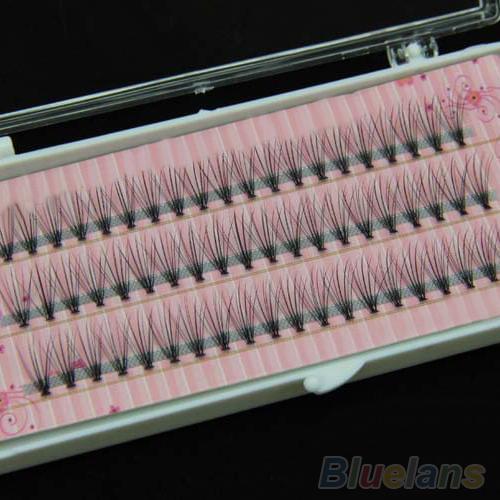 Natural Fashion Fake False Eyelashes 60pcs Professional Eye Lashes Grafting Makeup Individual Cluster