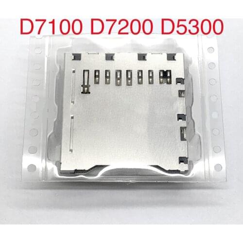 NEW For Nikon D7100 D7200 D5300 SD Memory Card Reader Slot Holder Camera Repair Replacement Spare Part