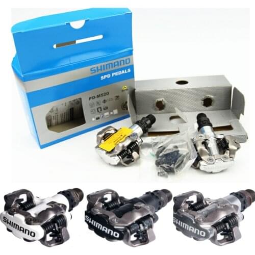 Shimano Pedals PD-M520 MTB bicycle pedals bike self-locking pedal M520
