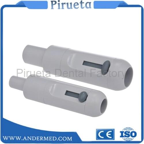 2pcs Plastic Universal Saliva Swivel Sucker Suction Handle With Adjustable Valve Suction Dental Instruments