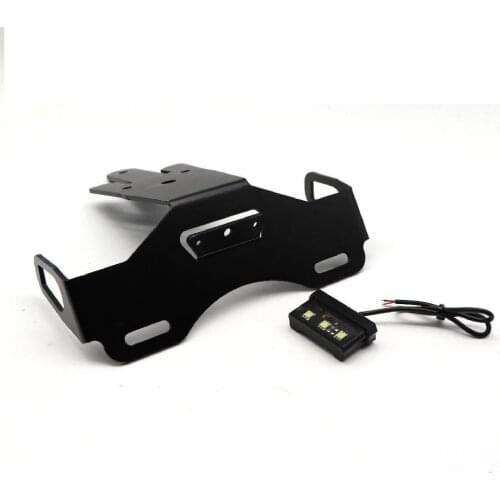 Motorcycle License Frame For ER-6N/F ninja650 Fender Eliminator Registration Plate Holder LED License Frame Motorbike Parts