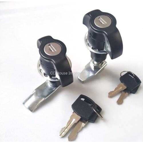 MS309-7 Telescopische deur cam lock, kast intrekbare deurslot, milieubescherming apparatuur/Luchtreiniger lock