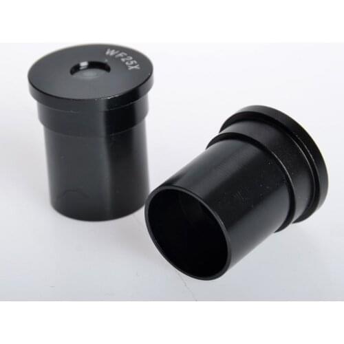 WF 25X Biological Microscope Eyepiece Mounting Size 23.2mm Field of View 9mm Ocular Lens