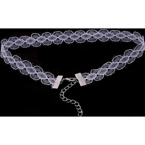 Women Girls Choker Necklace Fashion Vintage Adjustable Lace Choker Tattoo Necklace Bohemia Style Jewelry Gift Accessories