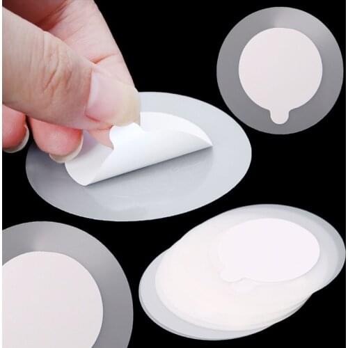 10x Protective Glue Cover Stickers For Jade Crystal Stone Eyelash Extension Tool