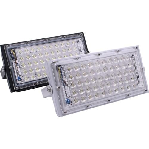 220V LED FloodLight 50W Reflector LED Flood Light Waterproof IP65 Spotlight Wall Outdoor Lighting Warm Cold White Street light