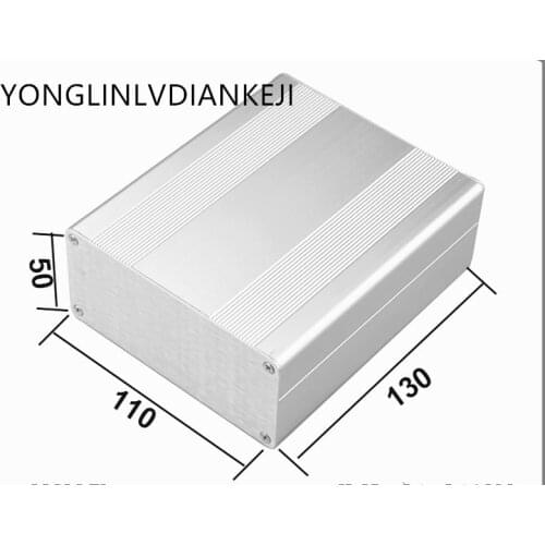 1 piezas de 50*110*130mm szomk amplificador de aluminio caja de distribución caja electrónica para pcb diy caja de aluminio