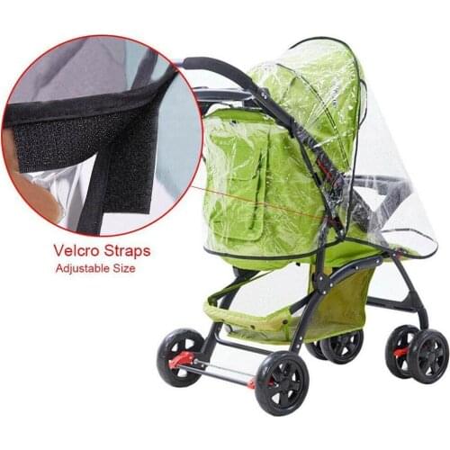 Stroller Rain Cover Windshield Umbrella Warm Covers Universal Baby Stroller Anti-fog Raincoat Accessories Kids Carriage Cover