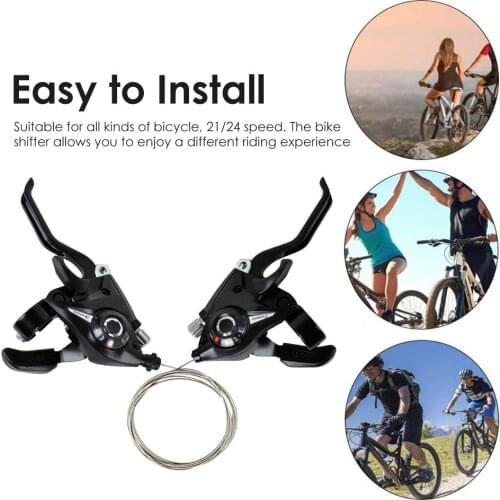 EF51-7 /EF51-8 Mountain Bike Brake Lever Shifter Set Aluminum Alloy 3x7/3x8 Speed Shifter Finger Transmission Bike Accessories