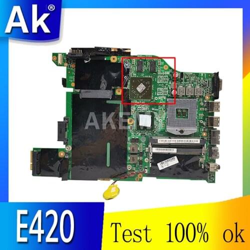 Akemy For Lenovo Thinkpad E420 Laptop motherboard 12204-1 HM65 PGA 988B DDR3 Mainboard W/ GPU
