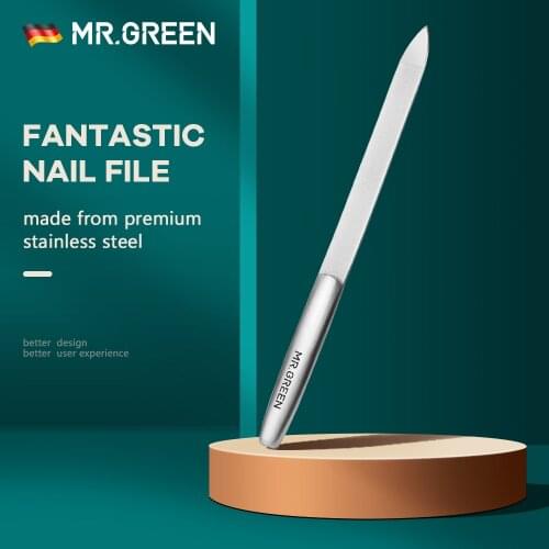 MR.GREEN Nail File Set Foot Micro Callus Remover Grinder Scraper Pedicure Stainless Steel Quality Manicure Tools Cutter