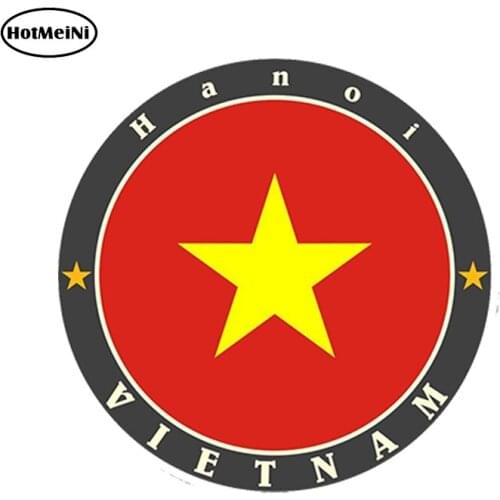 HotMeiNi Car Styling Car Sticker Vietnam Vinyl Sticker Laptop Travel Luggage Car Waterproof Accessories 13 x 13 cm