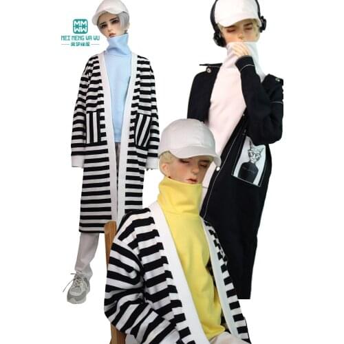Fits 1/3 68-75cm BJD uncle Doll Clothes Toys Spherical joint doll Candy-colored turtleneck T-shirt, jeans