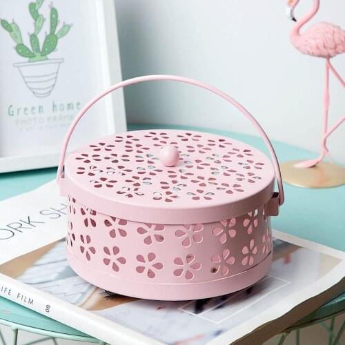 Portable Hollow Muggen Wien Smoke Box Inside Household Fireproof Store with Cover Creative Vintage Aroma Therapy Box Home Art