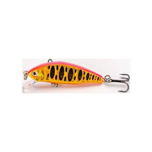1PCS Fishing lures 44mm 3g mini Crankbait Minnow lure High Quality Hard Baits Action Wobblers