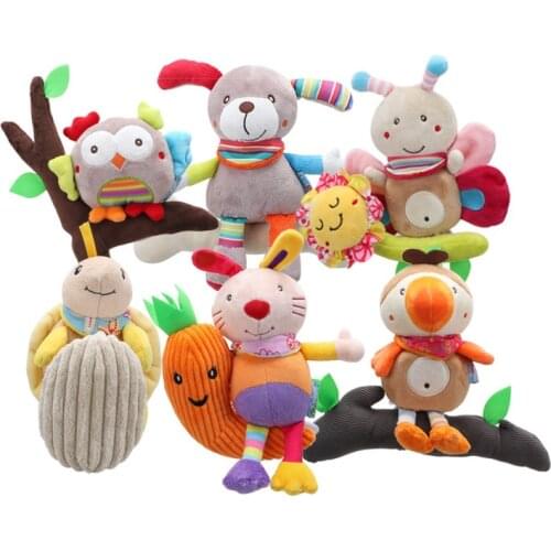 Ragdoll Fun Baby Rattle Toy Cute Little Bee Stroller Toy Baby Stroller Rattle Mobile 0-12 Months Crib Hanging Gift