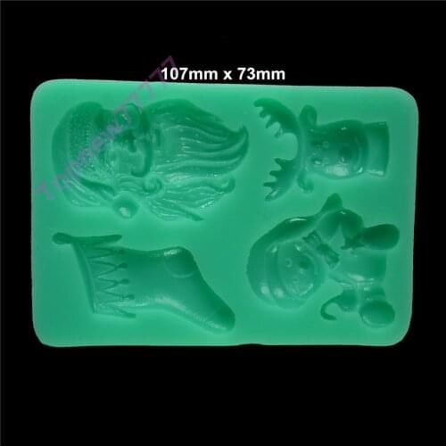 Christmas shape silicone soap mold,Fondant Cake Decorating styling Tools, bakeware,cooking tools kitchen accessories 2290