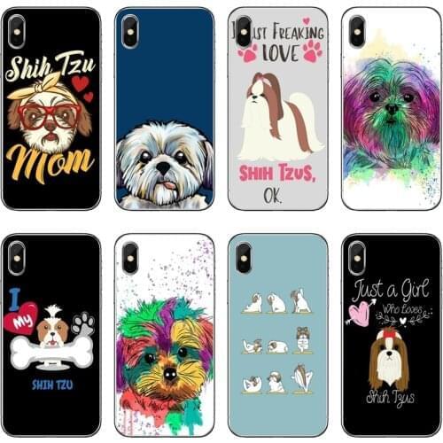 Shih Tzu Shih Tzu Dog Silicone Phone Case For iPhone 12 11 Pro Max Mini XS Max XR X 8 7 Plus 6 6S Plus 5 5S SE 2020