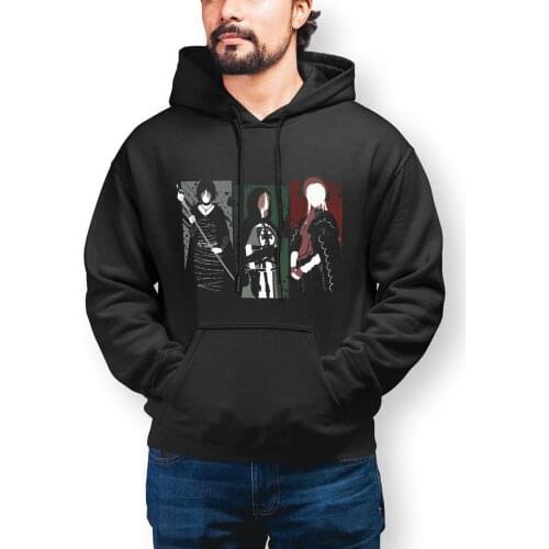 Bloodborne Hoodie Nice Long Length Cotton Hoodies Men Winter Loose Pullover Hoodie XXL