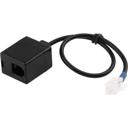 RJ9 4P4C Male-To-Dual Female Port Connector Headset/Phone Extension Cable Is Suitable for AVAYA Phone Line Sequence