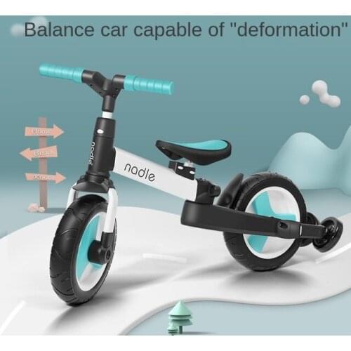 LazyChild Hot 5-in-1 Infant Trike Foldable Baby Balance Bike Multi-function Kid Kick Scooter Child Stroller Gift For 1-6 Years