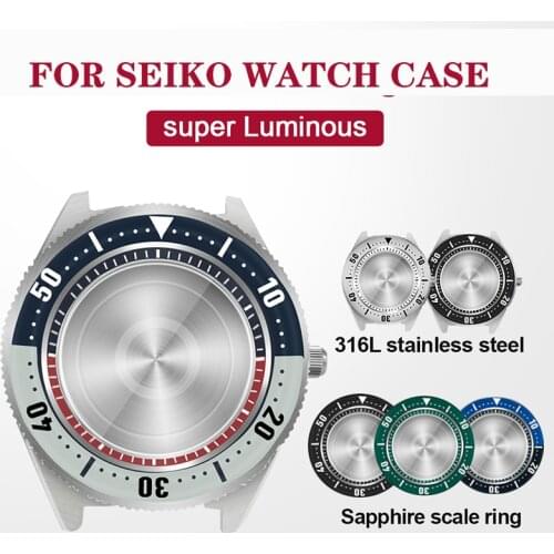 For Seiko 62mas high-quality Watch case sapphire pot cover watch mirror sapphire scale ring waterproof 200 meters