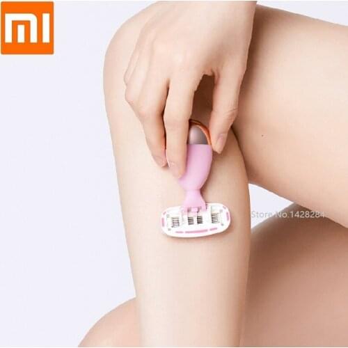 New youpin Women 5 Layer Blades Shaver Replacement Head Manual Razors Blade Shaving Hair Safety Lady