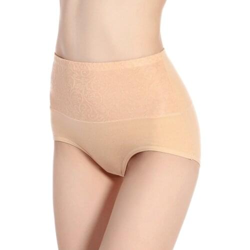Postpartum Recovery Belly Control Underwear High Waist Control Abdomen Slimming Ladies Shapewear