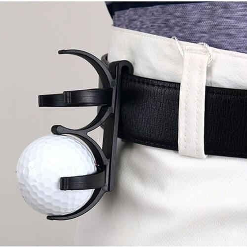 10 Pcs Golf Clip Rotate and Foldable 2 Balls Golf Ball Holder Pick-up Clip Golfing Sports Accessory Hung on the Waist Belt