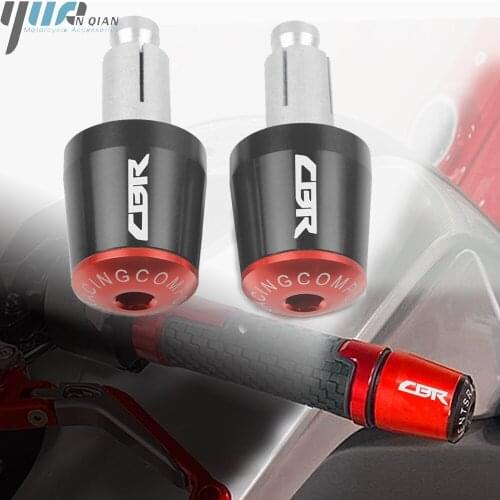 22MM Handlebar Hand Grips Handle Bar End Cap Cover For Honda CBR 250 300 400 500 1000 CB600F CBR600/RR CBR1000RR 900 929 954 RR