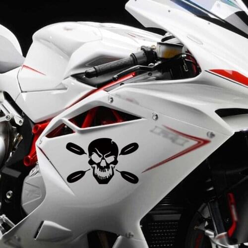 Car Styling For Skull With Oars Paddle Personality Funny Vinyl Decal Sticker Kayak Fishing Car Truck Canoe Jdm