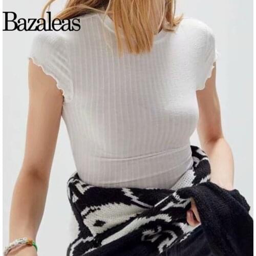 Женские базовые футболки Bazaleas China At AliExpress