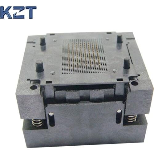 BGA100 Burn in Socket BGA100 Adapter IC Test Socket For BGA Reading Programmer Adapter Programming Socket Open Frame Structure