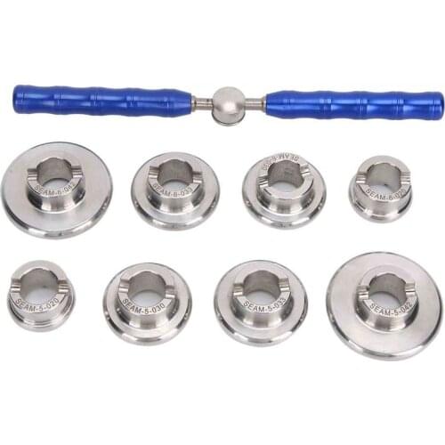 Watch Case Opening Watch Back Cover Opener with Dies Watch Repairing Kit Tool Hot