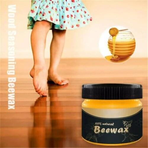 Wood Seasoning Beewax Wood Care Wax Solid Wood Maintenance Cleaning Polished Waterproof Wear-Resistant Wax Furniture Care