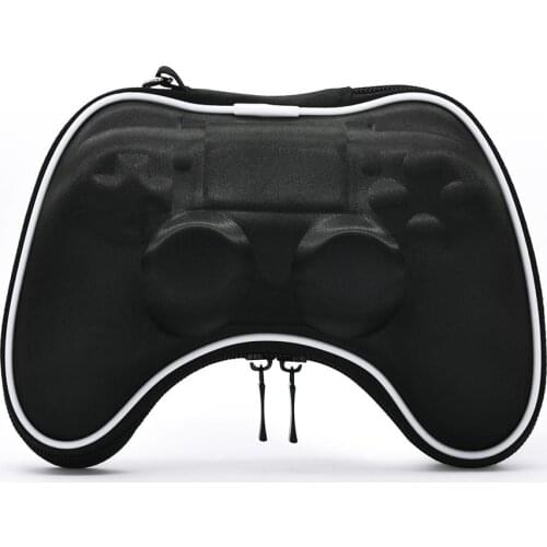 LTP for Play Station 4 PS4 Gamepad Controller with Wristband Travel Accessories Protective Carrying EVA Bag
