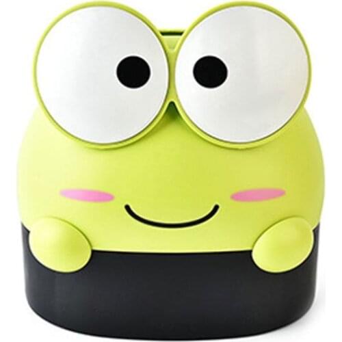 Cute Frog Tissue Box Napkin Storage Case Holder Desk Organizer for Home Room Kit K1MF