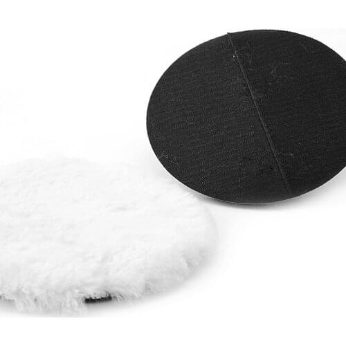 New 7Pc 3/4/5/6/7'' Car Polisher Polishing Waxing Buffing Woolen&Sponge Pads Kit