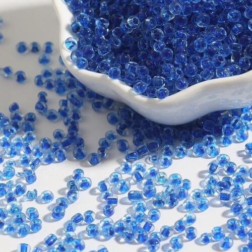 New 15g 2---4mm Glass with Core Beads Charm Czech Glass Seed Beads DIY Bracelet Beads for Jewelry Making Earring Necklace #15