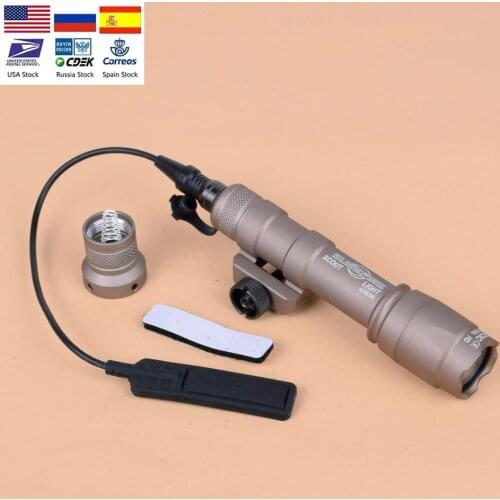 Tactical Surefir M600C M600U Weapon Scout Light LED Tactical Rifle Flashlight M600 Series Torch Lanterna glock 19 accessories