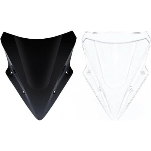 Motorcycle Dual Bubble Windscreen Windshield For Kawasaki Ninja 650 EX650 ER6F 2017-2019