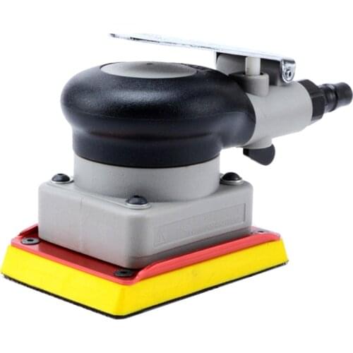 Vibration Type Pneumatic Sander Rectangle Air Grinding Sanding Tool Wind Polishing Machine 70*100mm