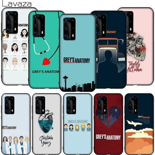 WEBBEDEPP Grey Anatomy Soft Case for Huawei Honor 30 P40 V30 Nova 6 7 SE Pro Max Cover
