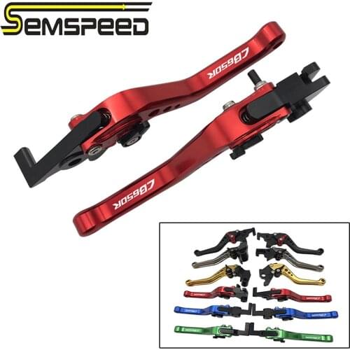 CB650R logo Adjustable Short Levers For Honda CB 650R CB 650 R 2019 2020 Motorcycle Brake Clutch Levers Handle Hand Grips Ends